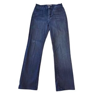 Not Your Daughter's Jeans Size 6 Blue Denim Rhinestone Details on Back Pockets